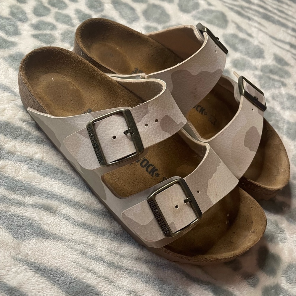 Womens Camo Birkenstock Sandals 39